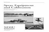 Spray Equipment and Calibration - NDSU - North Dakota State University