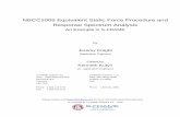 NBCC2005 Equivalent Static Force Procedure and Response Spectrum