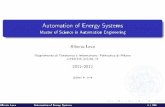 Automation of Energy Systems