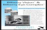 Bilberry Vision TM Bilberry Eye Complex TM