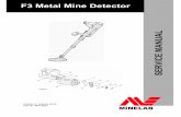 F3 Metal Mine Detector