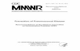 Prevention of Pneumococcal Disease - CDC