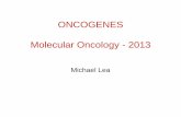 ONCOGENES Molecular Oncology - 2013