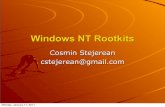 Windows NT Rootkits - Cosmin Stejerean