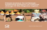 FROM KANGA TO KITENGE: exploring patterns of cultural change in