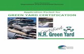 Application Packet for Green YArd CertifiCAtion