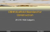 OSHA Scaffold Standard for Construction - University of Tennessee