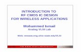INTRODUCTION TO RF CMOS IC DESIGN FOR WIRELESS APPLICATIONS