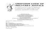 UNIFORM CODE OF MILITARY JUSTICE - US-Iraq