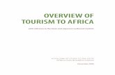 OVERVIEW OF TOURISM TO AFRICA - Tokyo International Conference on