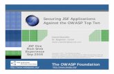 Securing JSF Applications Against OWASP Top Ten