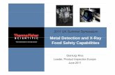 Metal Detection and X Ray Metal Detection and X-Ray Food Safety Capabilities
