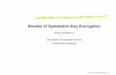 Review of Symmetric-Key Encryption
