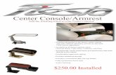 Center Console/Armrest