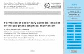 Formation of secondary aerosols: impact