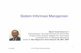 Sistem Informasi Manajemen - Strive for Best Policy and Living