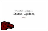 Mozilla Foundation Status Update