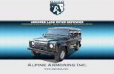 ARMORED LAND ROVER DEFENDER