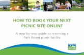 HOW TO BOOK YOUR NEXT PICNIC SITE ONLINE - Vancouver