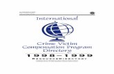 International Crime Victim Compensation Program Directory 1998