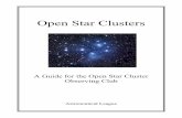 Open Star Clusters - The Astronomical League