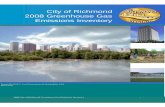 City of Richmond 2008 Greenhouse Gas Emissions Inventory