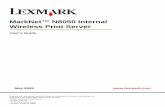 MarkNetâ„¢ N8050 Internal Wireless Print Server