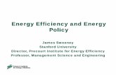 Energy Efficiency and Energy Policy - Stanford University