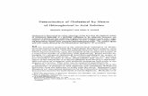 Determination ofCholesterol byMeans ofPhioroglucinol inAcid Solution