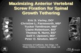 Maximizing Anterior Vertebral Screw Fixation for Spinal Growth