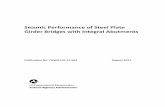 Seismic Performance of Steel Plate Girder Bridges with Integral