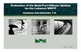 Evaluation of the Multi-Port Diffuser System for the Lebanon WWTP
