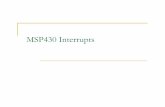 MSP430 Interrupts - University of Washington