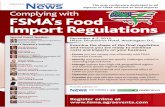 Complying with FSMAâ€™s Food Import Regulations