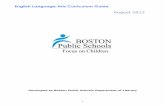 English Language Arts Curriculum Guide - Boston Public Schools