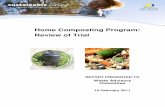 Home Composting Program: Review of Trial - Lake Macquarie City Council
