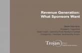 Revenue Generation: What Sponsors Want