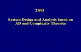 2.882 System Design and Analysis based on AD and Complexity Theories