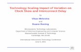 Technology Scaling Impact of Variation on Clock Skew and
