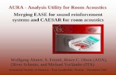 Merging EASE and CAESAR for room acoustics