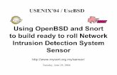 Using OpenBSD and Snort to build ready to roll Network Intrusion