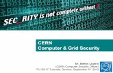 Security at CERN - International Telecommunication Union