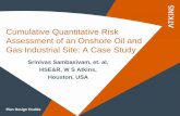 Cumulative Quantitative Risk Assessment of an Onshore Oil and Gas