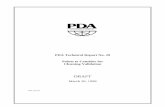 PDA Draft Technical Report No. 29 - Pharmanet