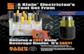 A Klein Electrician's Tool Set From