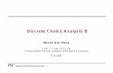 Discrete choice analysis II - MIT - Massachusetts Institute of