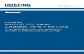 WHITEPAPER Microsoft SQL Server Databases Thrive in the Cloud