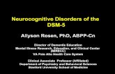 Neurocognitive Disorders of the DSM-5