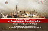 Innovative Framework for e-Government Transformation