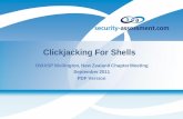 Clickjacking For Shells - Security Assessment